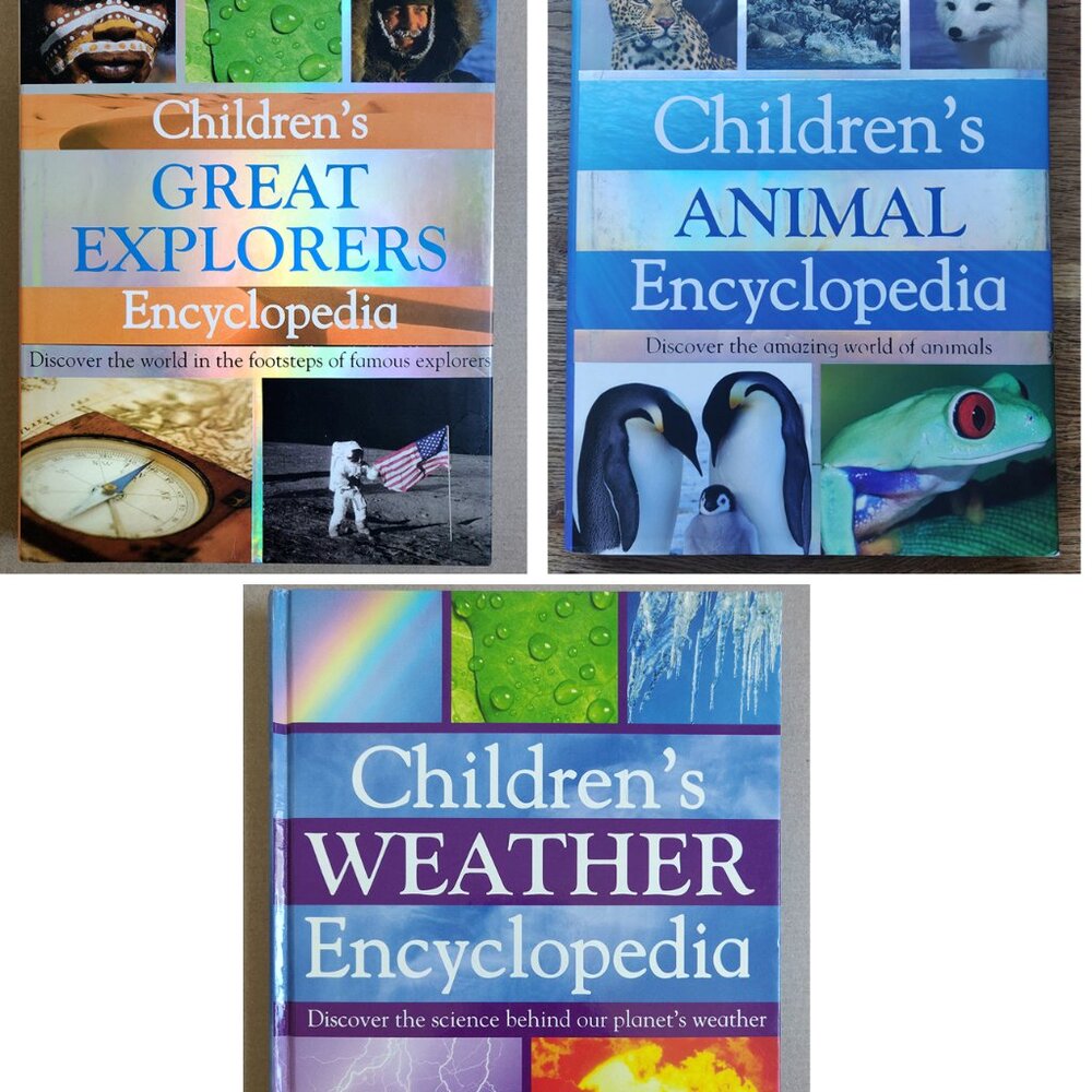 Children's Encyclopedia. 3 Books.